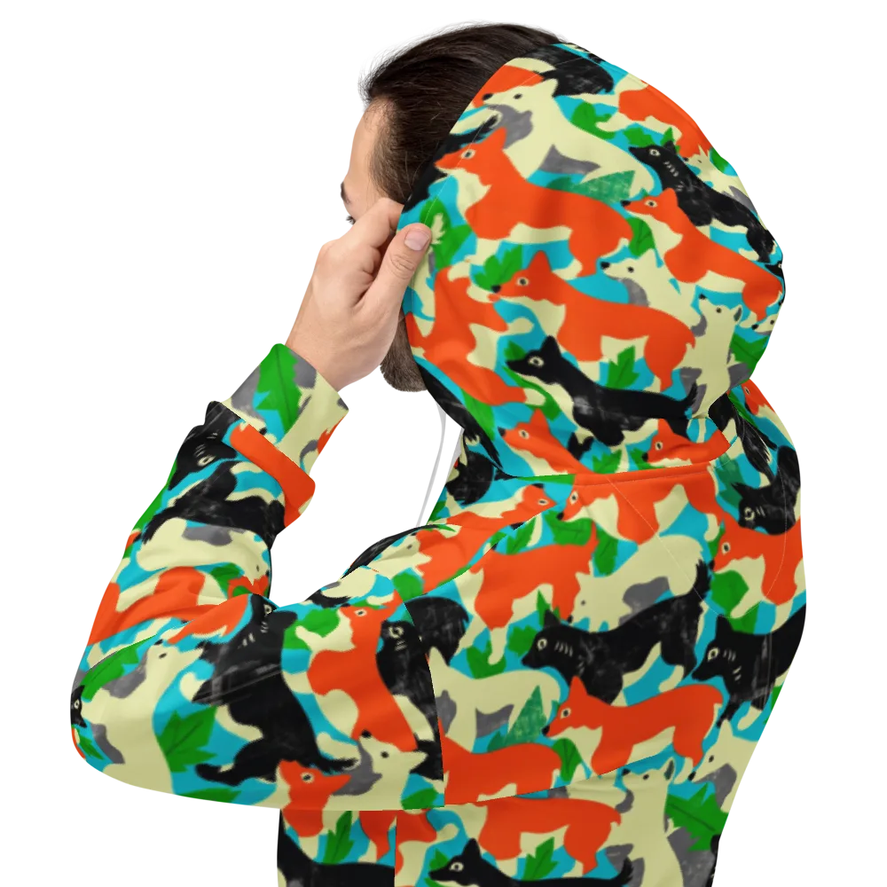 Foxglove Pack on Hoodie — Back