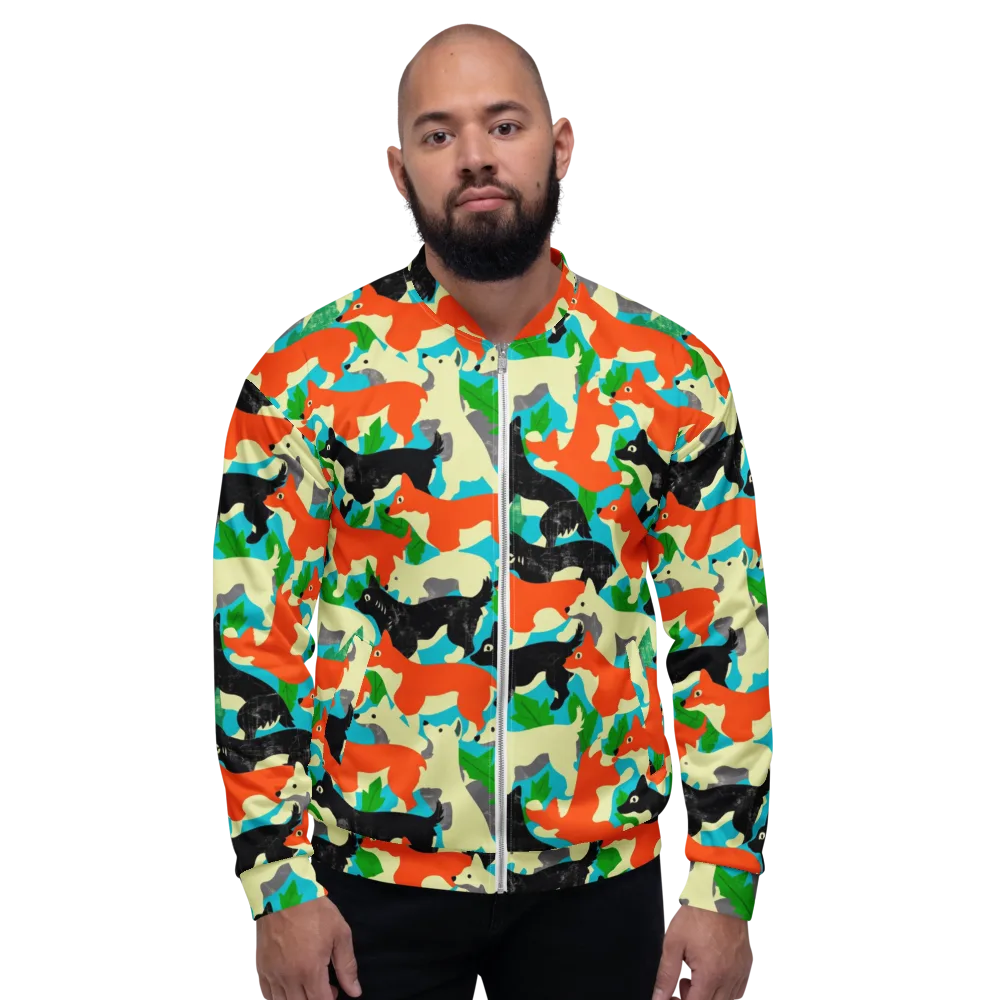 Foxglove Pack on Bomber Jacket — Front