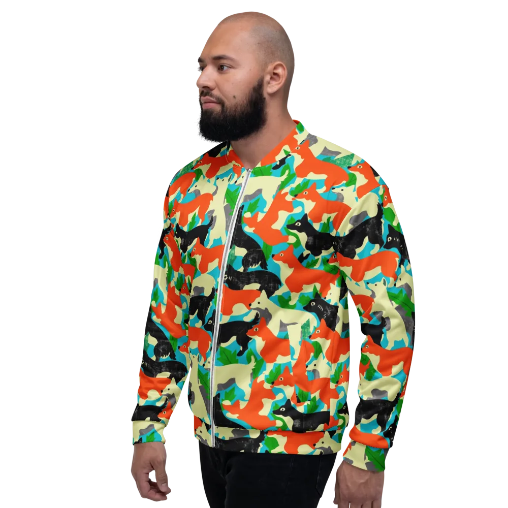 Foxglove Pack on Bomber Jacket — Left