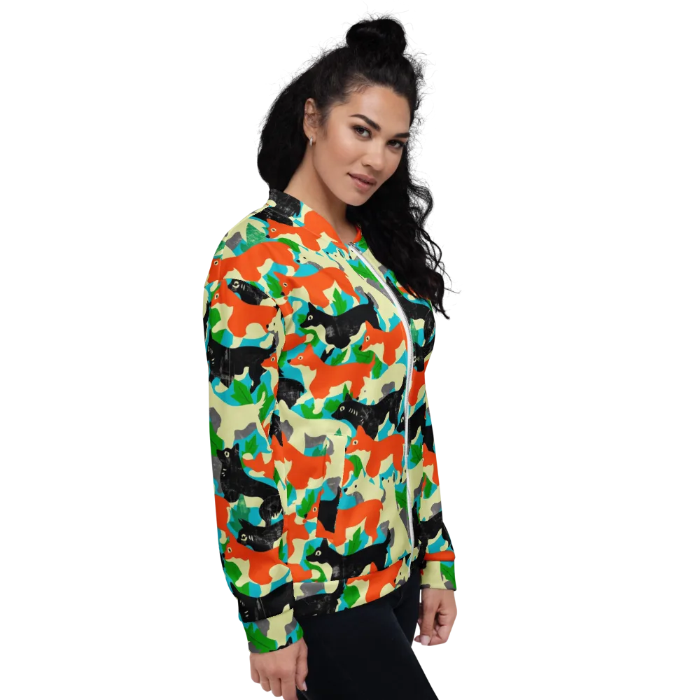 Foxglove Pack on Bomber Jacket — Right