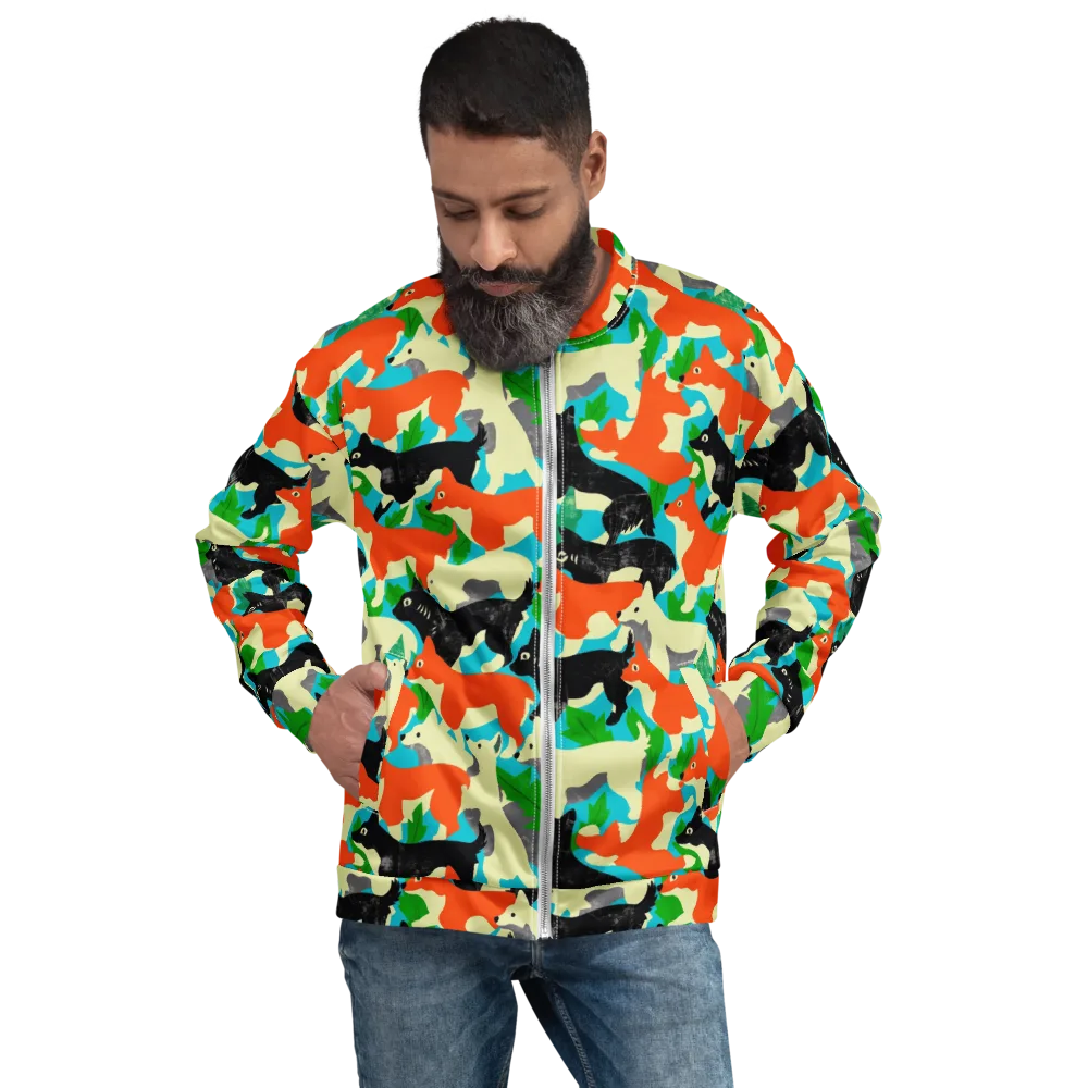 Foxglove Pack on Bomber Jacket — Front