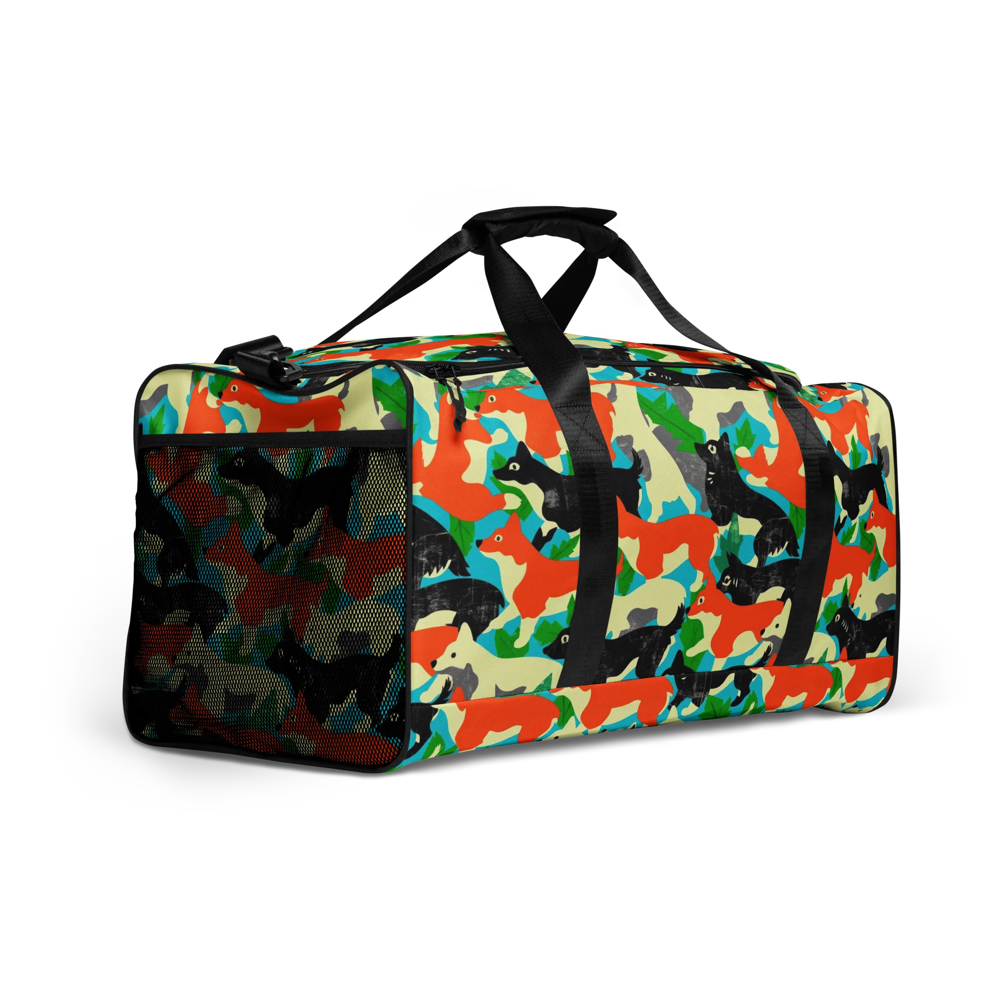 Foxglove Pack on Duffle Bag — Right Front