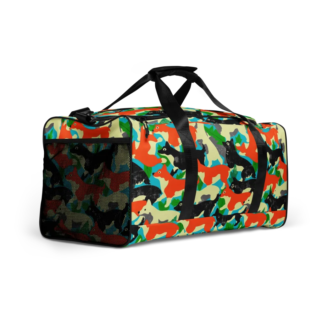 Foxglove Pack on Duffle Bag — Right Front