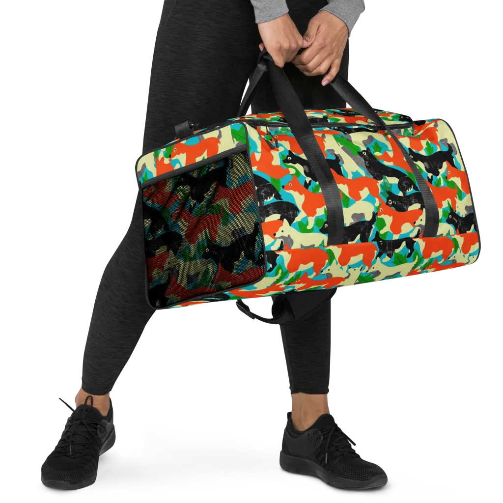 Foxglove Pack on Duffle Bag — Right Front