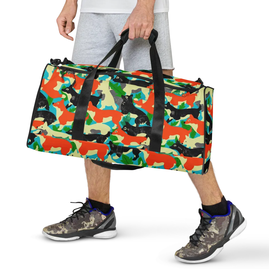 Foxglove Pack on Duffle Bag — Front
