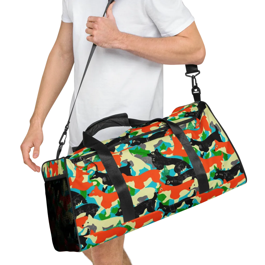 Foxglove Pack on Duffle Bag — Right Front