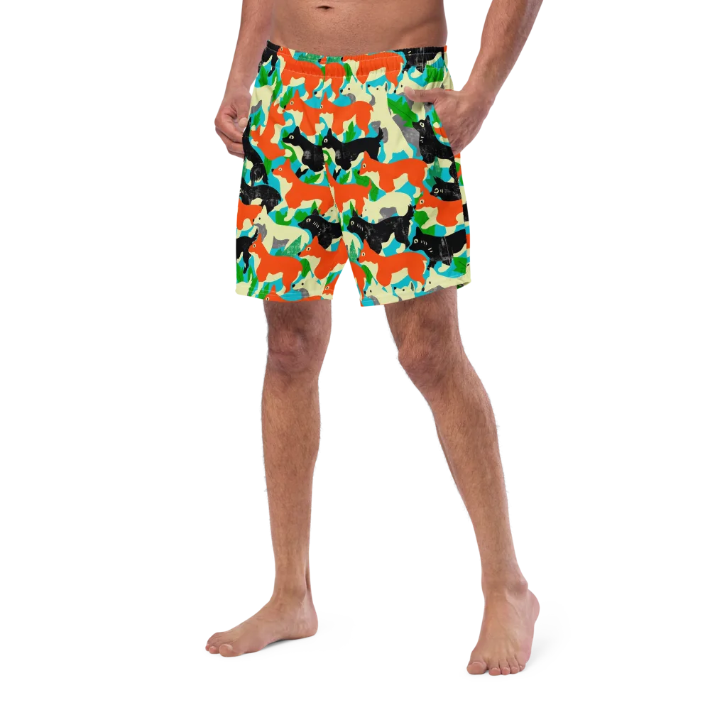 Foxglove Pack on Swim Trunks — Left Front
