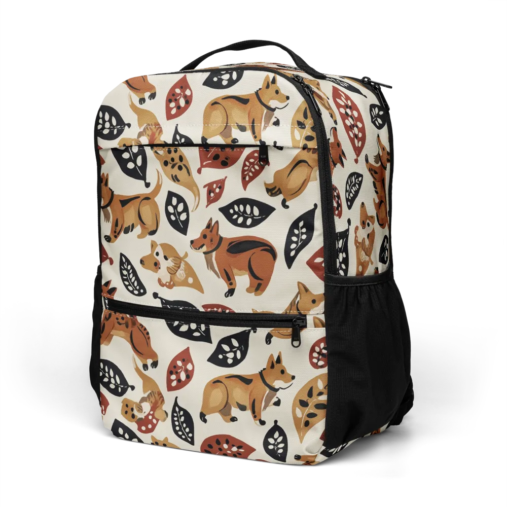 Autumn Canid on Utility Backpack — Left Front