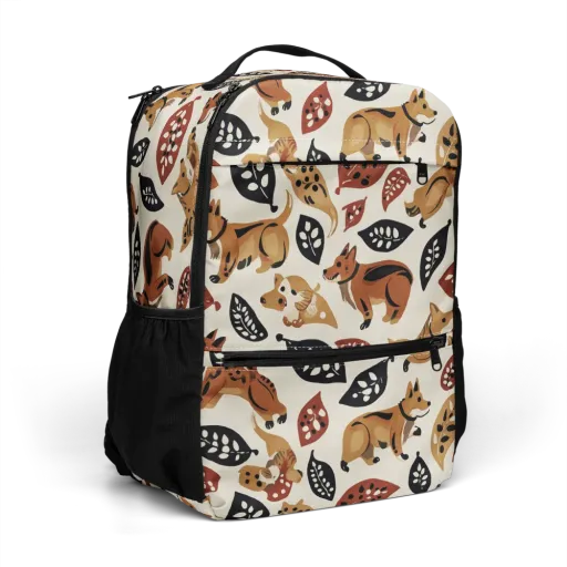 Autumn Canid on a Utility Backpack