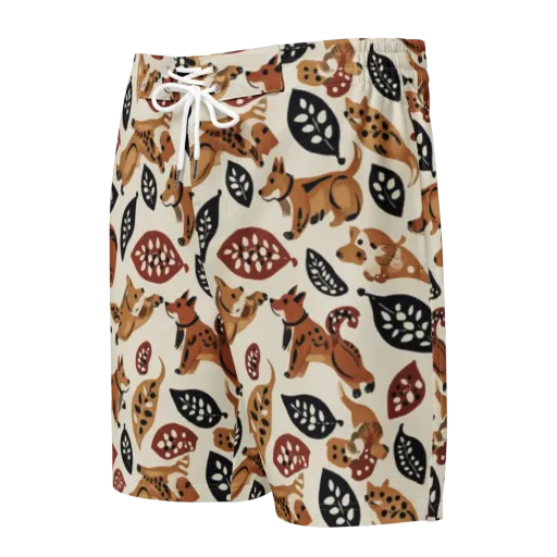 Autumn Canid on a Men's Board Shorts