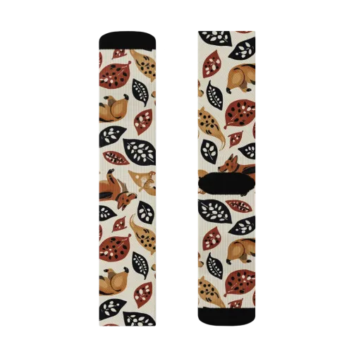 Autumn Canid on a Socks