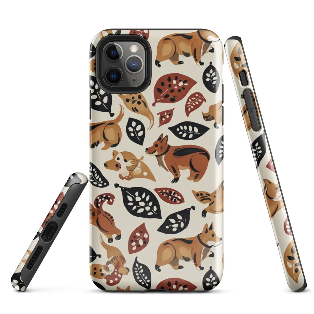 Autumn Canid on Tough Case for iPhone® — Front