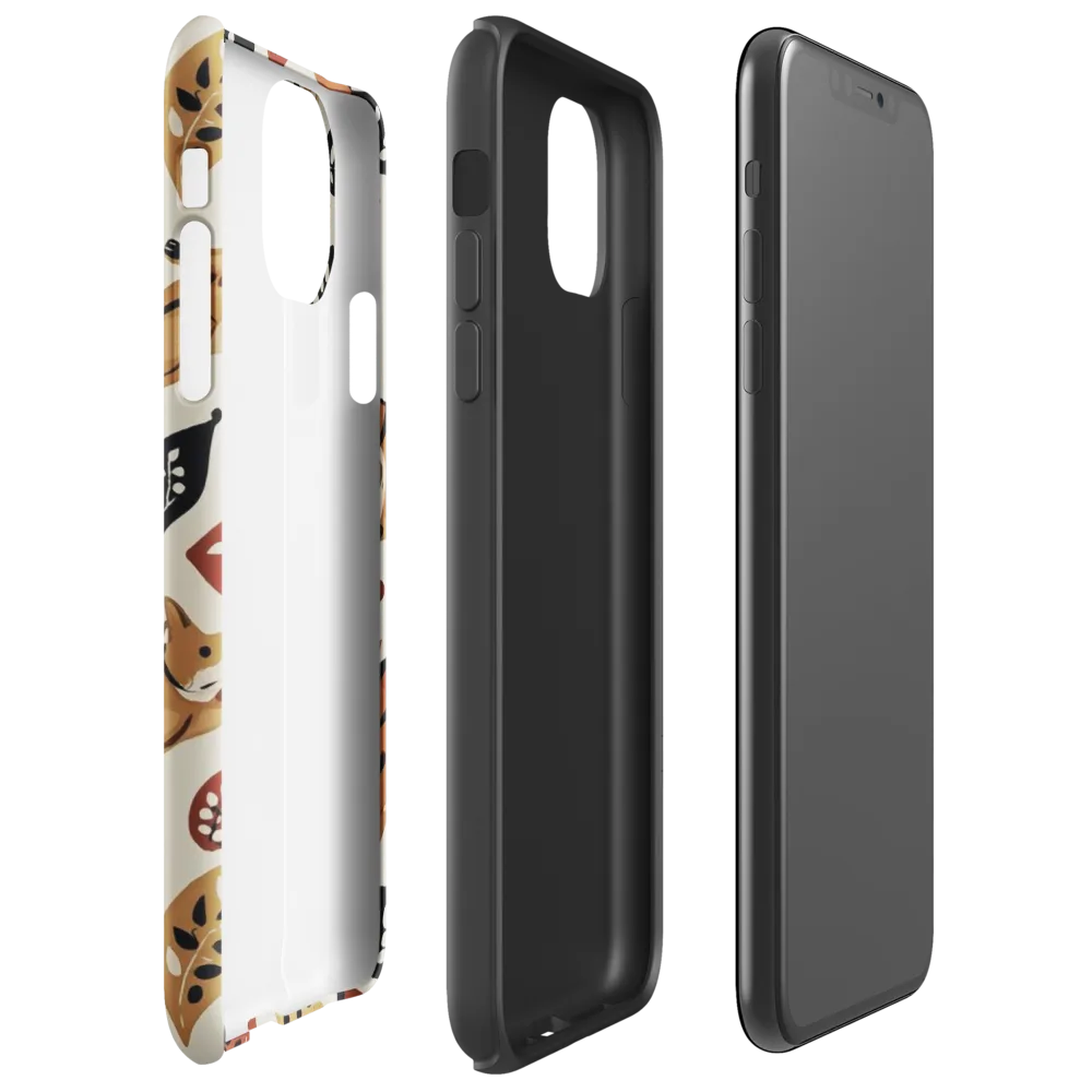 Autumn Canid on Tough Case for iPhone® — Right