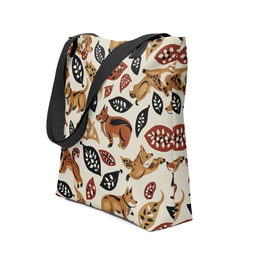 Autumn Canid on Tote Bag — Front
