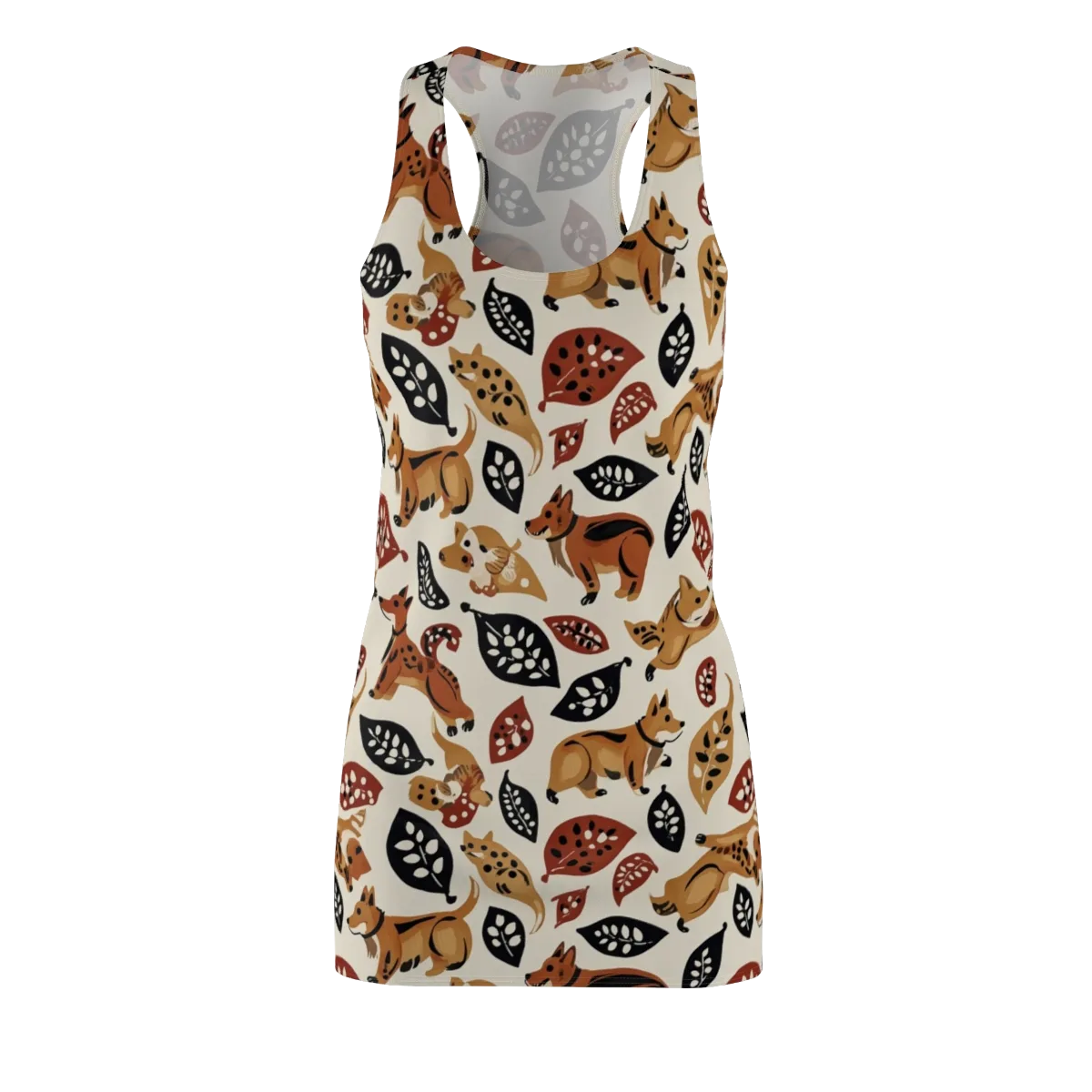 Autumn Canid on Racerback Dress — Front