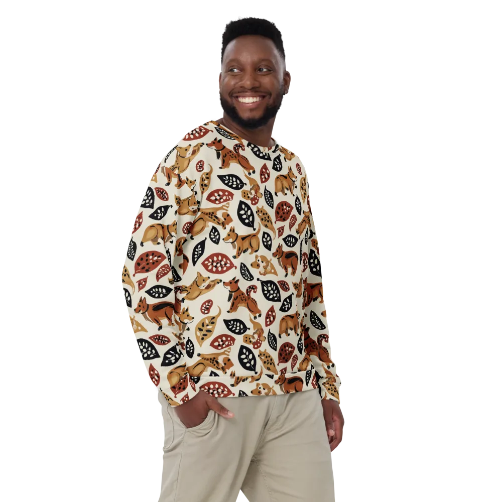 Autumn Canid on Sweatshirt — Front