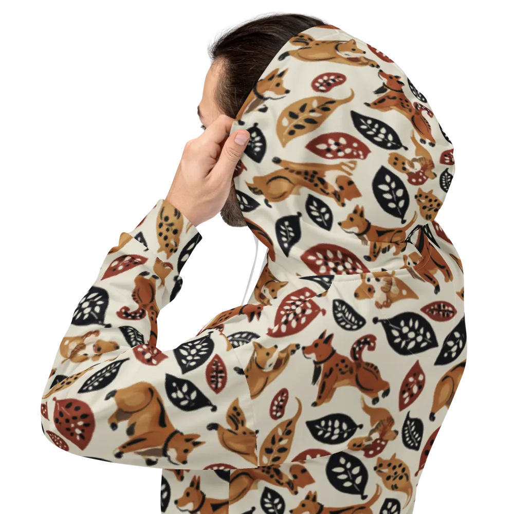 Autumn Canid on Hoodie — Back