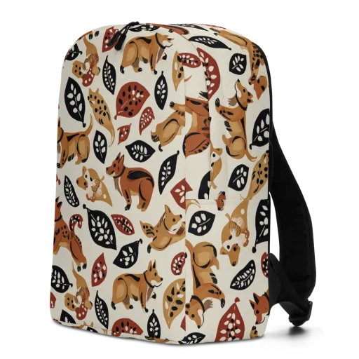 Autumn Canid on a Minimalist Backpack