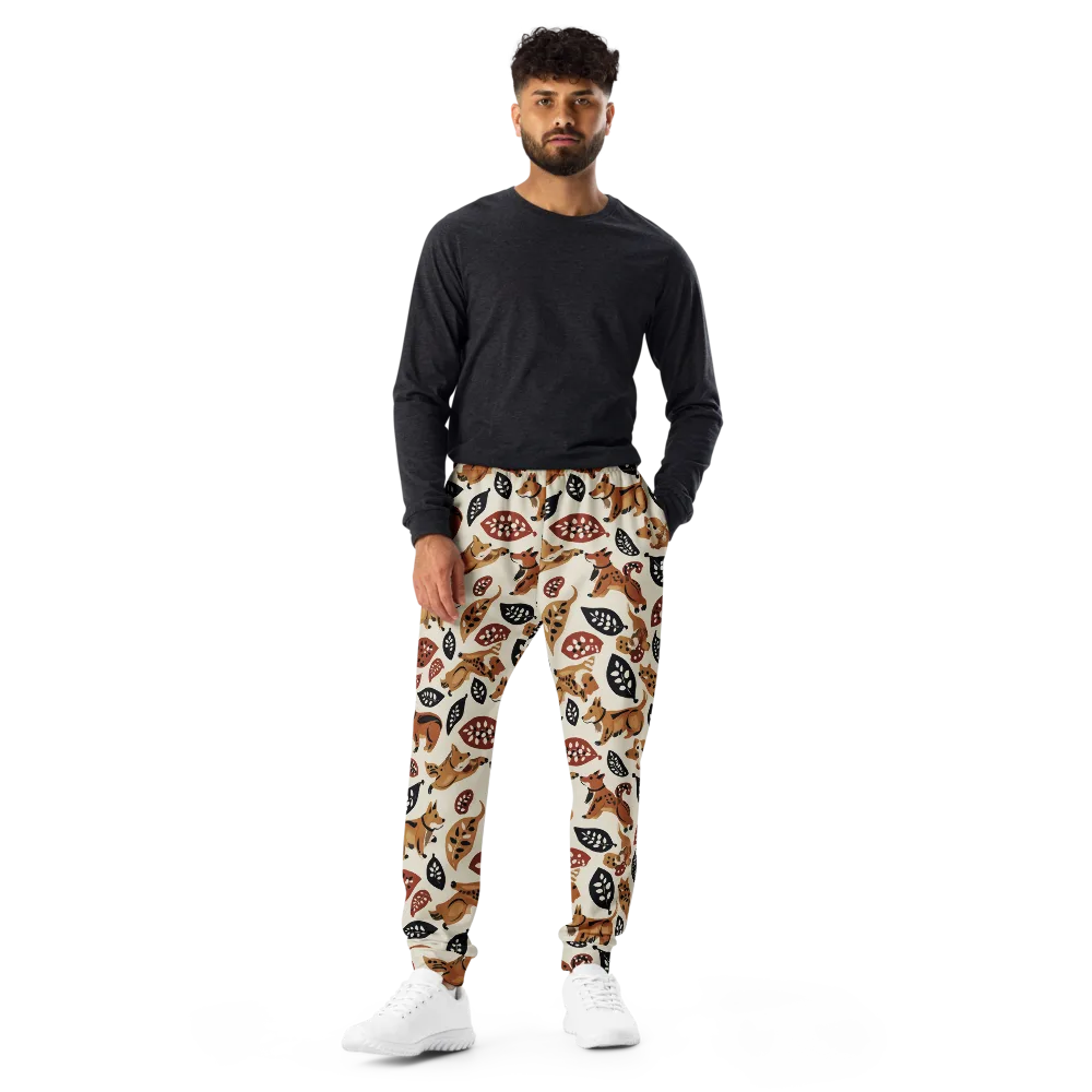 Autumn Canid on Men's Joggers — Front