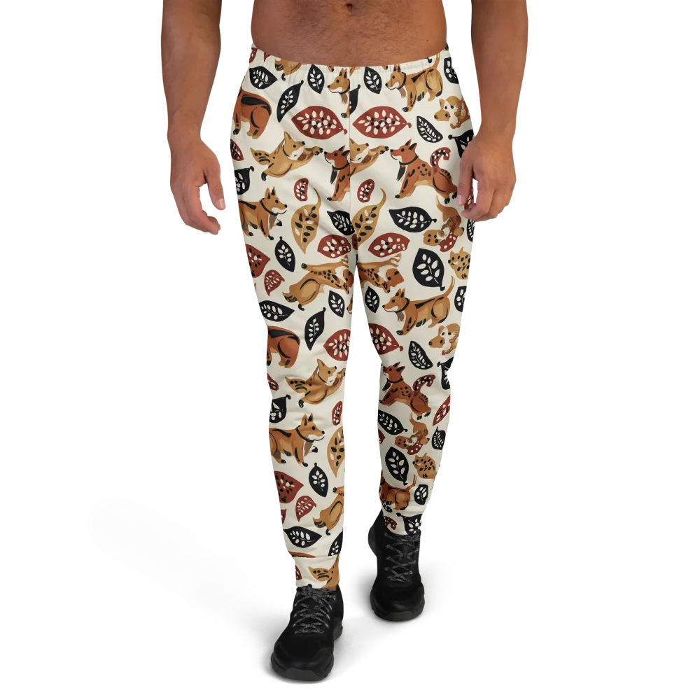Autumn Canid on Men's Joggers — Front