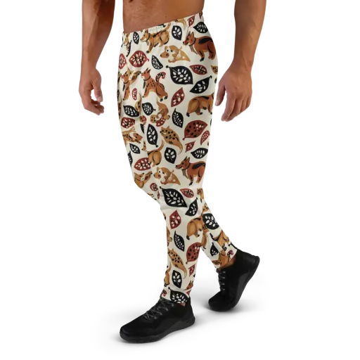 Autumn Canid on a Men's Joggers