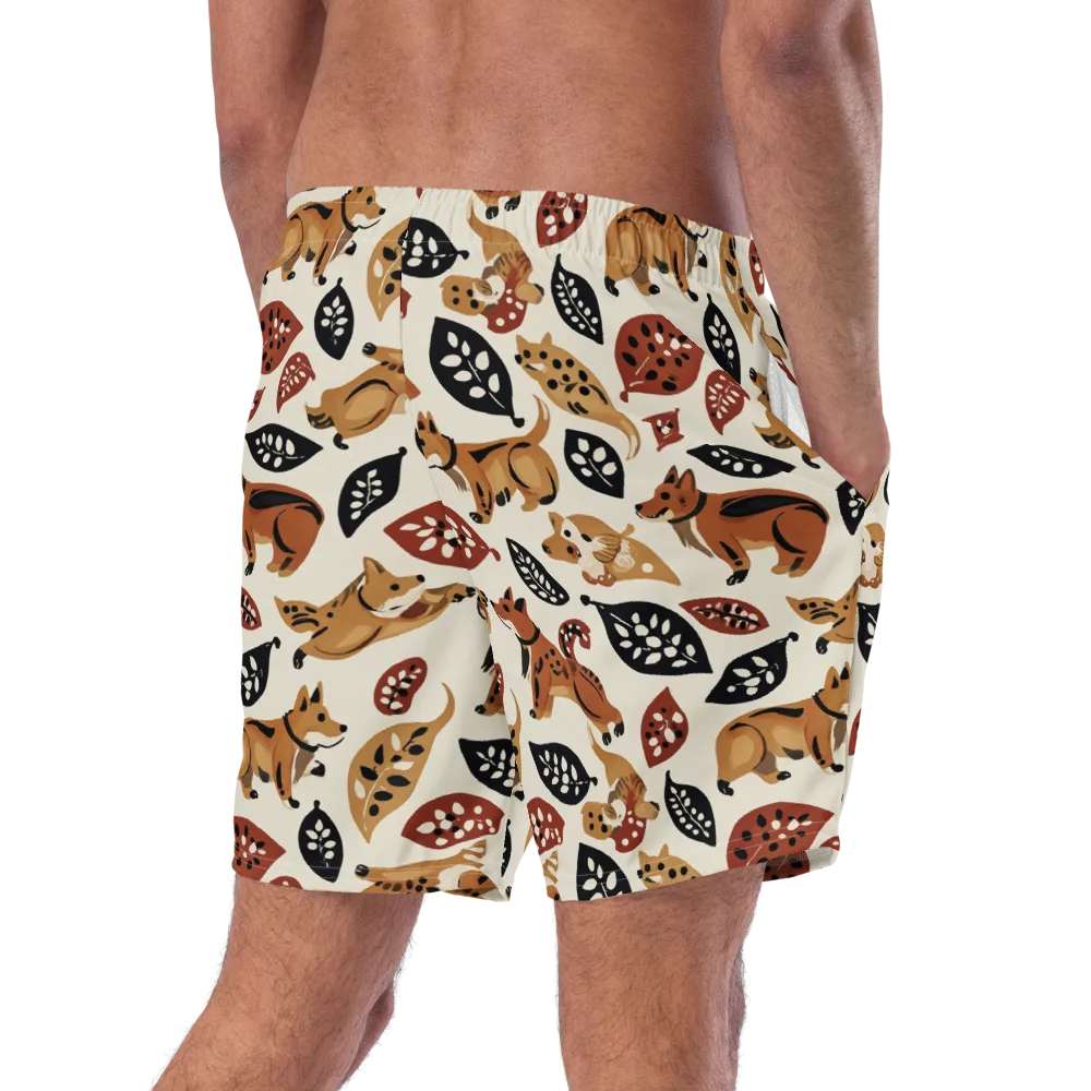 Autumn Canid on Swim Trunks — Right Back
