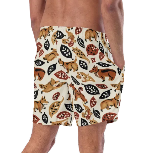 Autumn Canid on a Swim Trunks