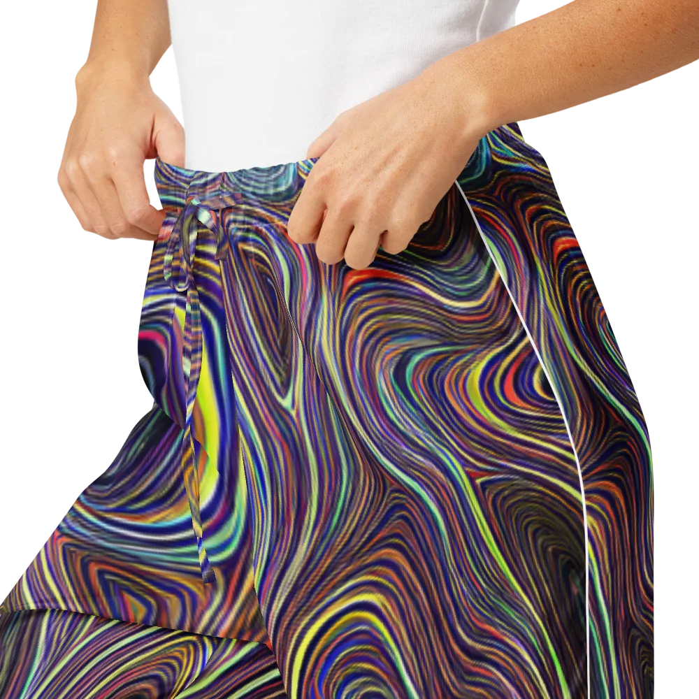 Neon Topography on Women's Pajama Pants — Product details