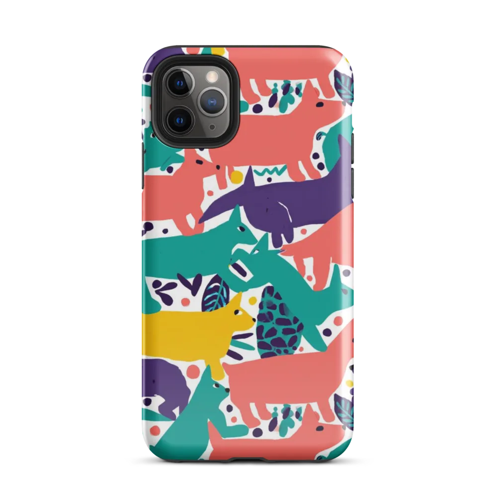 Wildlife Parade on Tough Case for iPhone® — Front