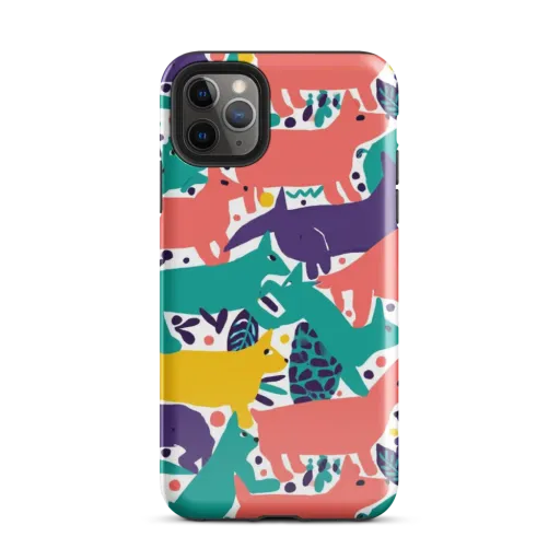 Wildlife Parade on a Tough Case for iPhone®