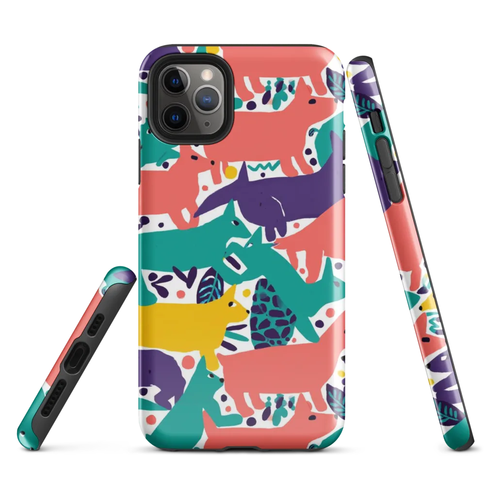 Wildlife Parade on Tough Case for iPhone® — Front