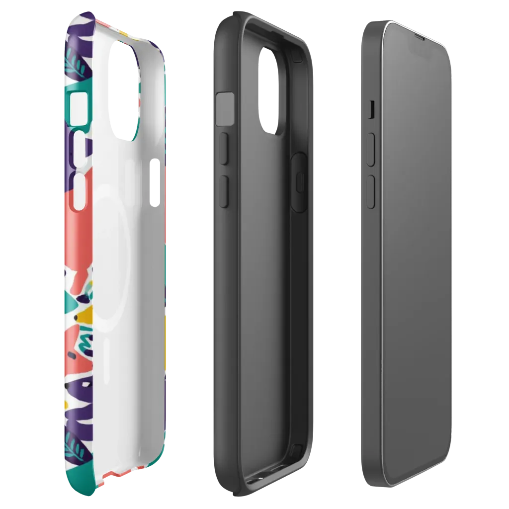 Wildlife Parade on MagSafe Tough Case for iPhone® — Front