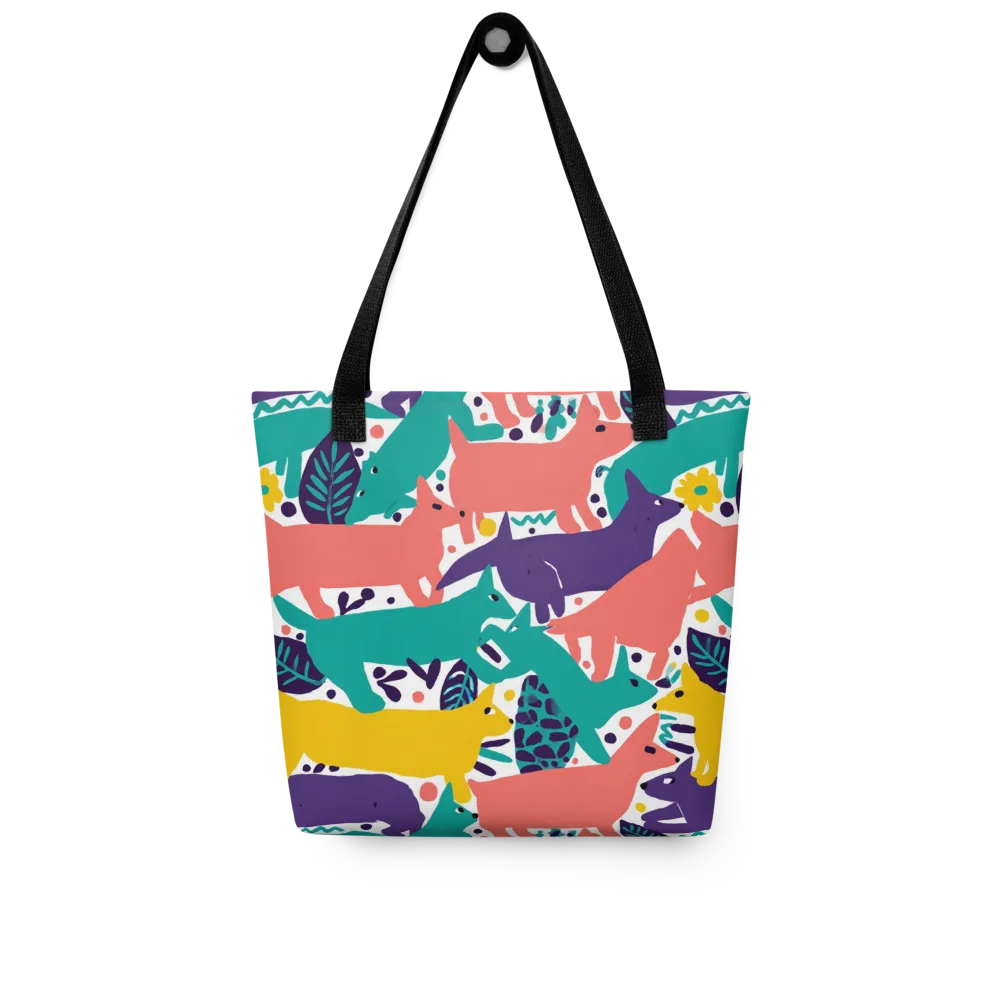 Wildlife Parade on Tote Bag — Front