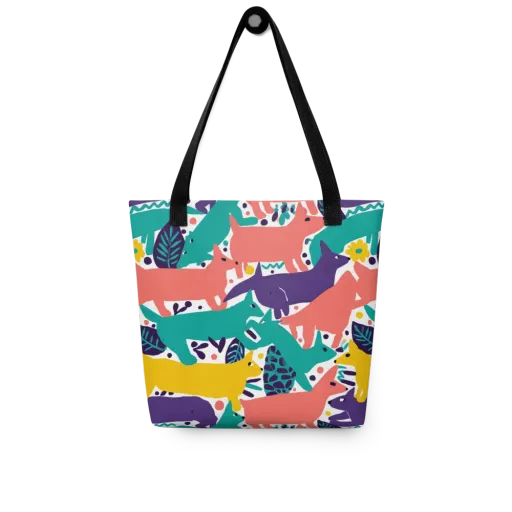 Wildlife Parade on a Tote Bag