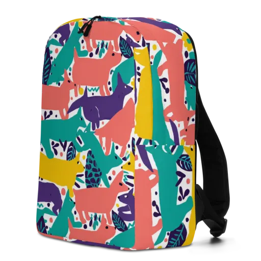 Wildlife Parade on a Minimalist Backpack
