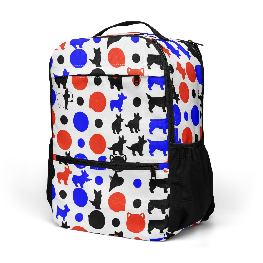 Canine Pop on Utility Backpack — Left Front