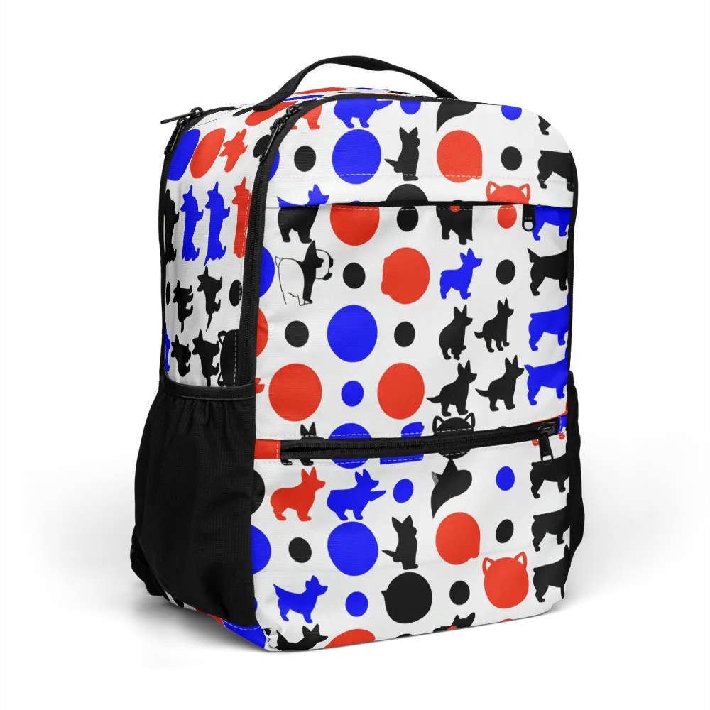 Canine Pop on Utility Backpack — Right Front