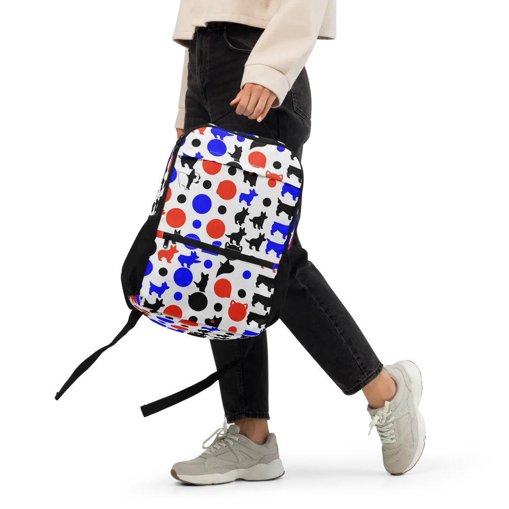 Canine Pop on Utility Backpack — Front