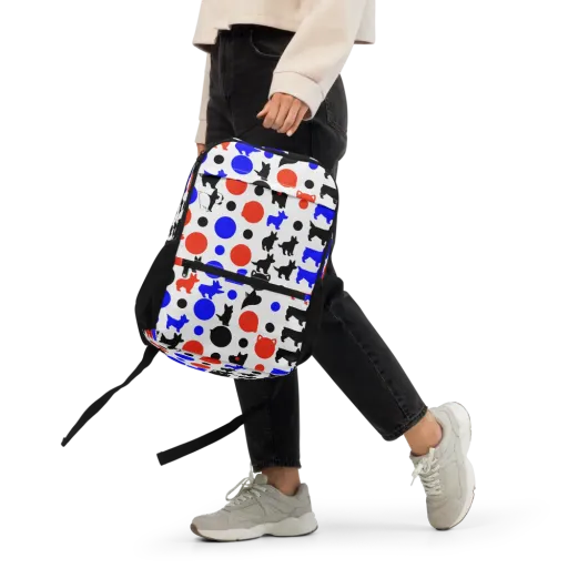 Canine Pop on a Utility Backpack