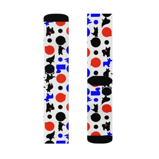 Canine Pop on a Socks