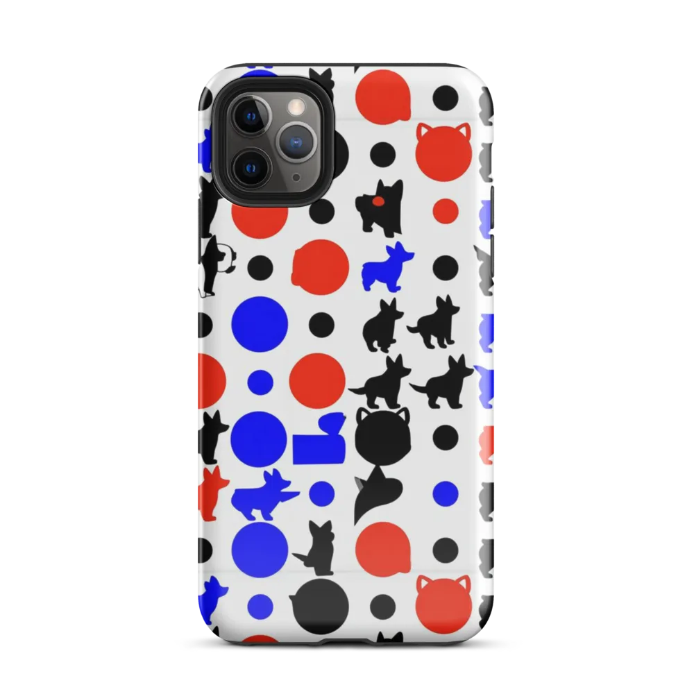 Canine Pop on Tough Case for iPhone® — Front