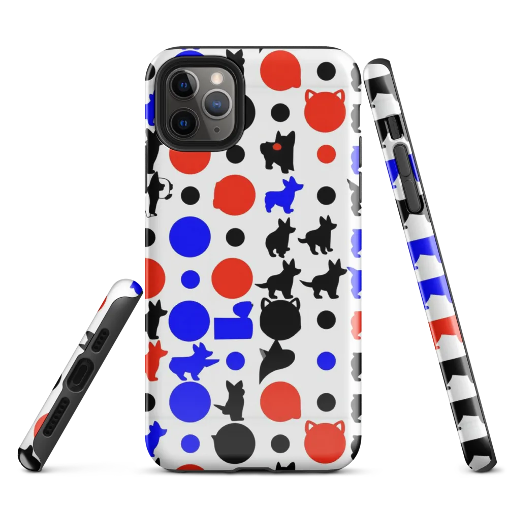 Canine Pop on Tough Case for iPhone® — Front