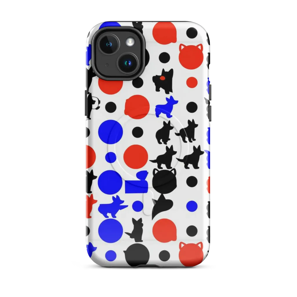 Canine Pop on MagSafe Tough Case for iPhone® — Front
