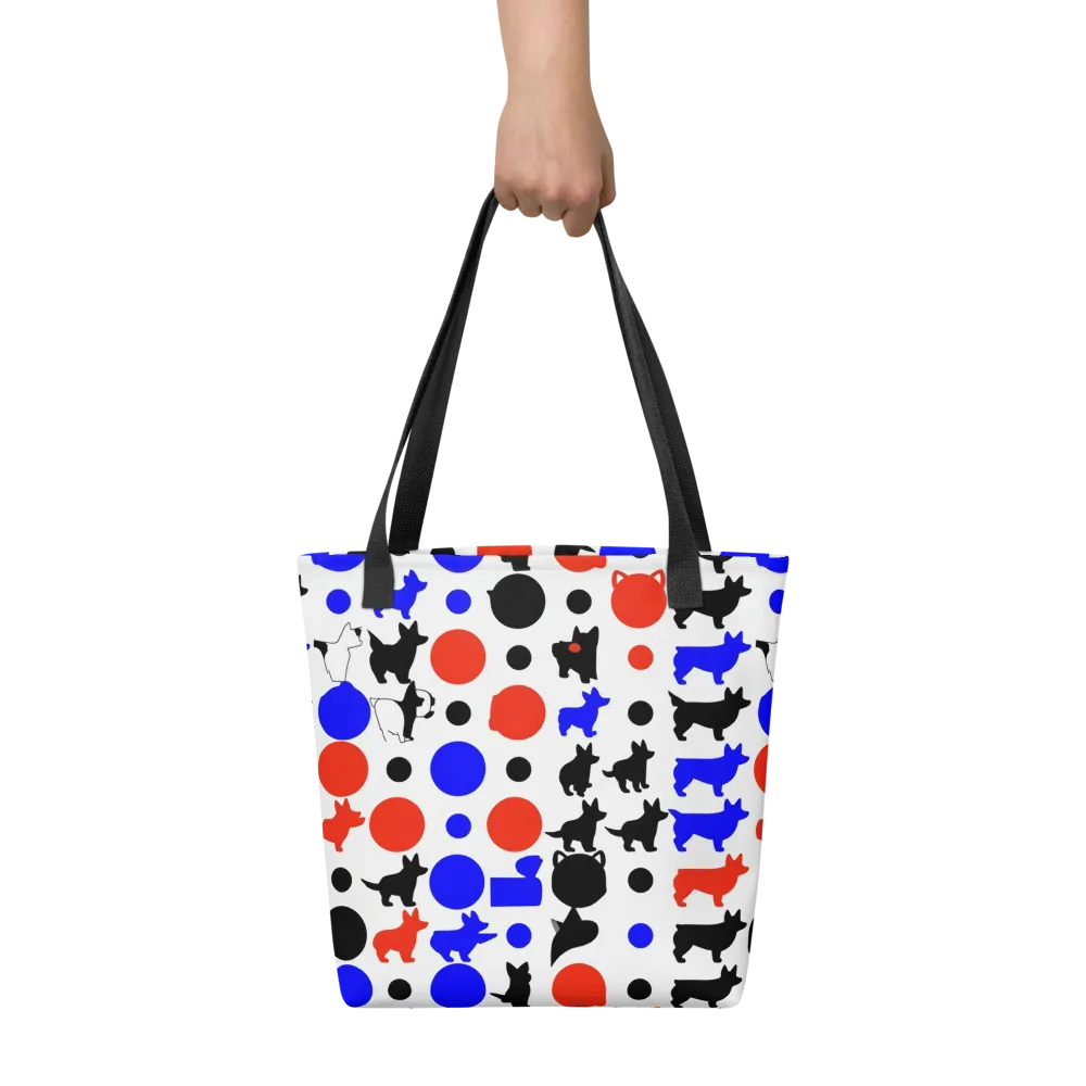 Canine Pop on Tote Bag — Front