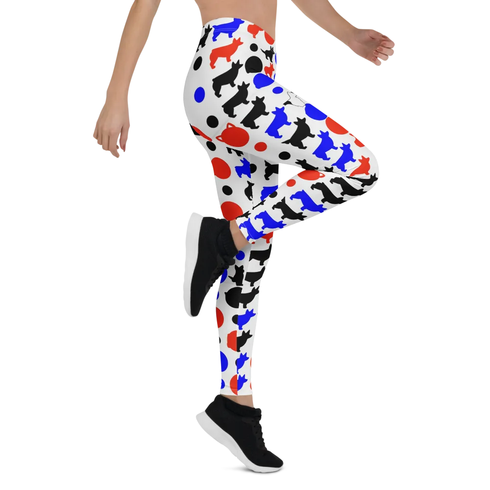 Canine Pop on Leggings — Right