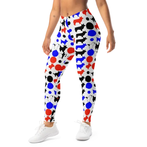Canine Pop on a Leggings