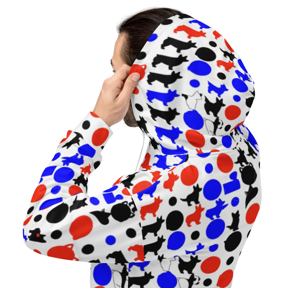 Canine Pop on Hoodie — Back