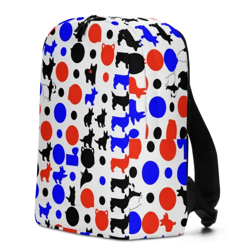 Canine Pop on a Minimalist Backpack