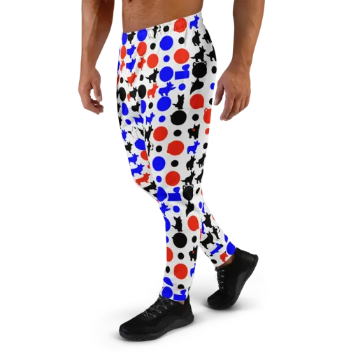Canine Pop on a Men's Joggers