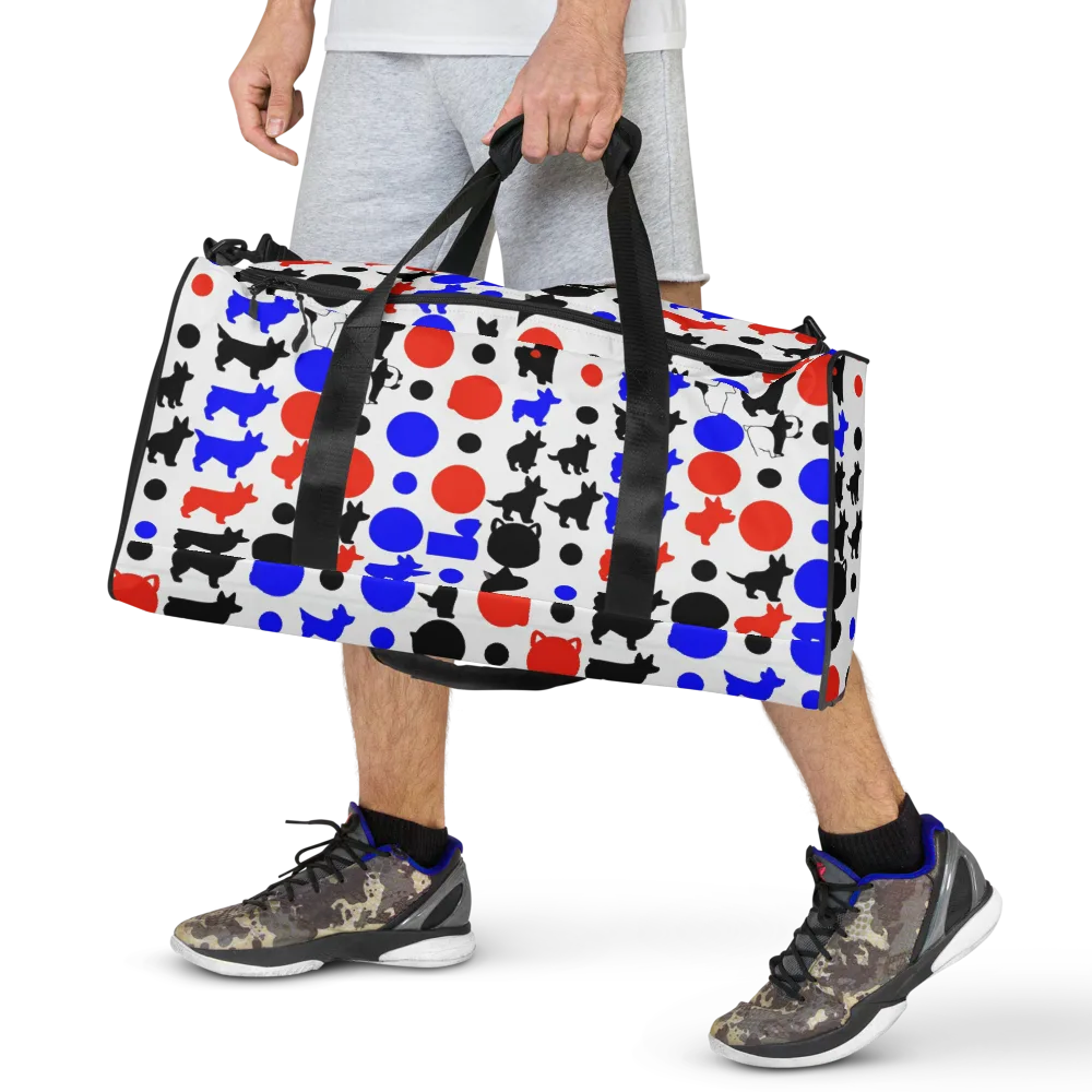 Canine Pop on Duffle Bag — Front